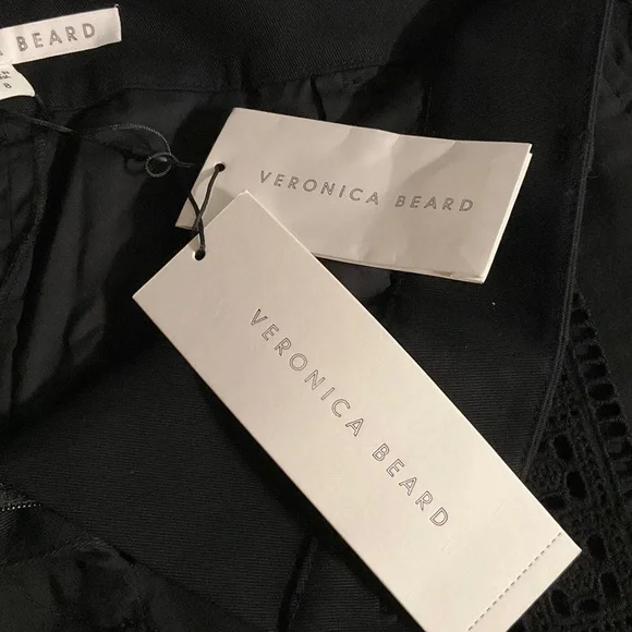 Veronica Beard Leta gaucho Women's Black Wide-Leg Pants - Picture 14 of 16